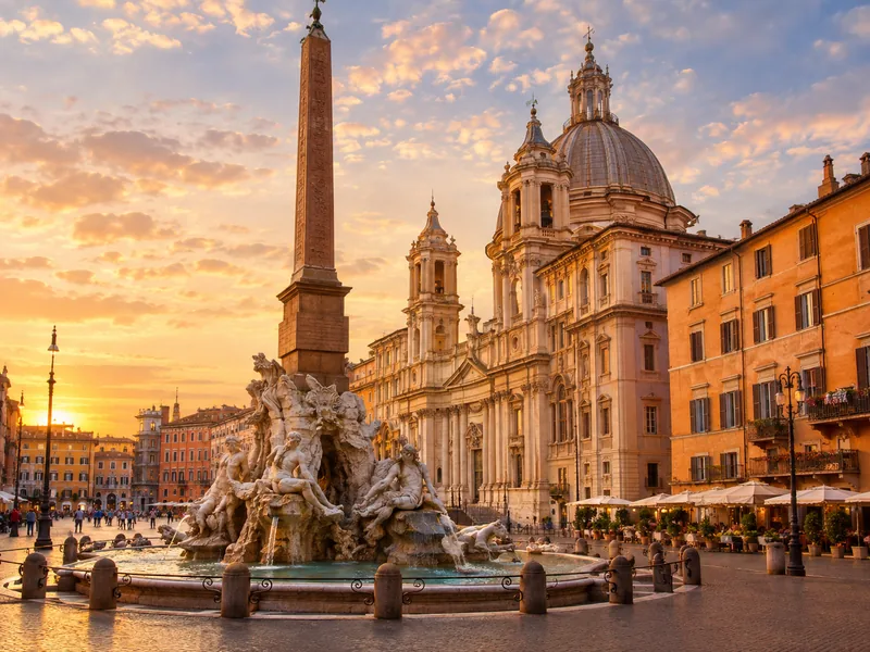 Sonnenuntergangs-Wanderung: Navona, Pantheon, Trevi